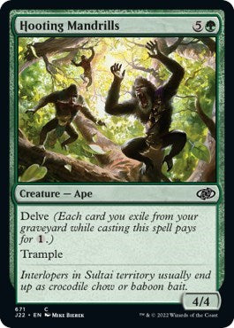 Hooting Mandrills (Jumpstart 2022) Light Play
