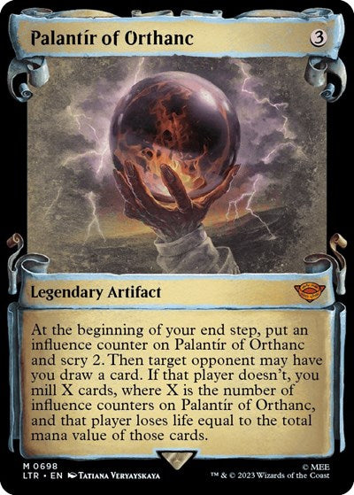 Palantir of Orthanc (Showcase Scrolls) (Universes Beyond: The Lord of the Rings: Tales of Middle-earth) Light Play