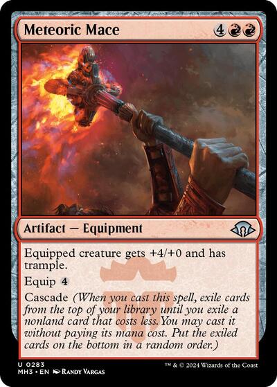 Meteoric Mace (Modern Horizons 3) Near Mint Foil