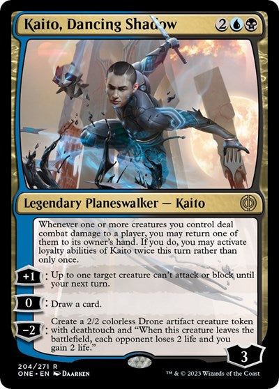Kaito, Dancing Shadow (Promo Pack: Phyrexia: All Will Be One) Near Mint