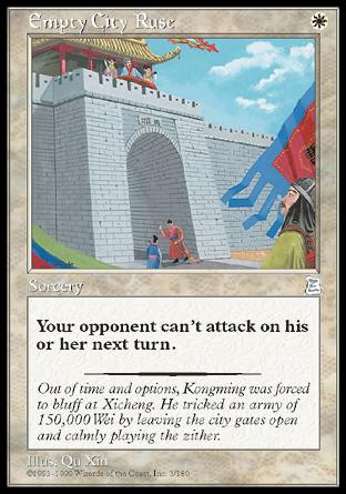 Empty City Ruse (Portal Three Kingdoms) Near Mint