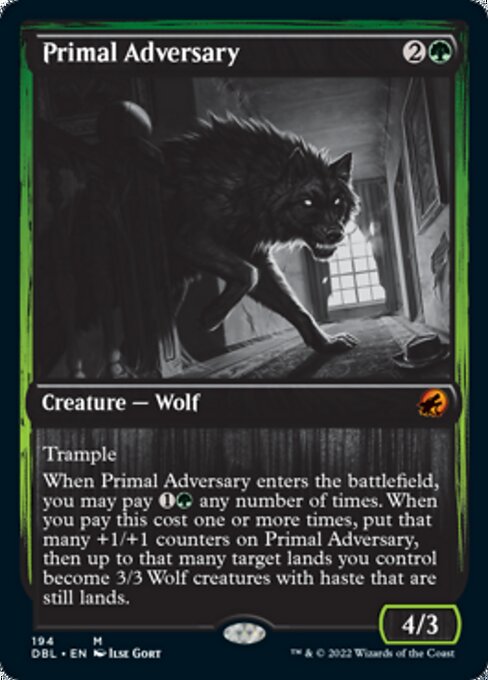 Primal Adversary (Innistrad: Double Feature) Near Mint Foil