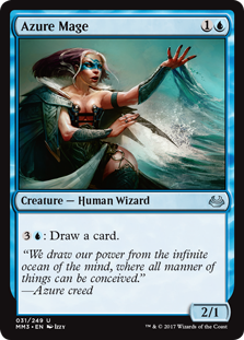 Azure Mage (Modern Masters 2017) Medium Play Foil