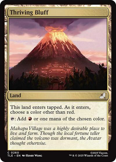 Thriving Bluff (Avatar: The Last Airbender: Eternal-Legal) Medium Play Foil