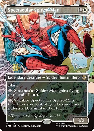 Spectacular Spider-Man (Borderless) (Promos: Prerelease Cards) Near Mint Foil