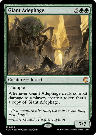 Giant Adephage (Ravnica: Clue Edition) Light Play