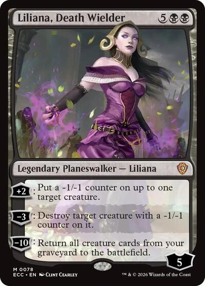 Liliana, Death Wielder (Commander: Lorwyn Eclipsed) Near Mint