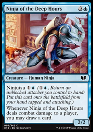 Ninja of the Deep Hours (Commander 2015) Medium Play