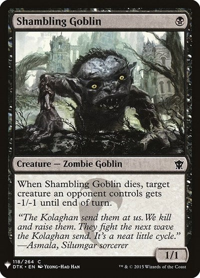 Shambling Goblin|1|0|0.00