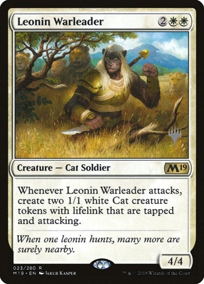 Leonin Warleader (Promo Pack: Core Set 2020) Near Mint Foil