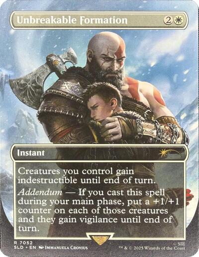 Unbreakable Formation (7052) (Secret Lair) Near Mint Foil