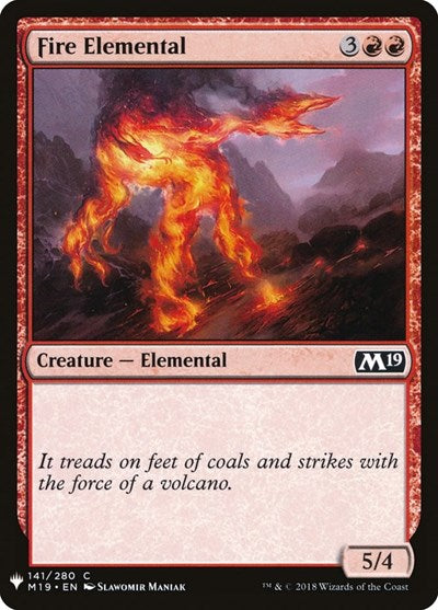Fire Elemental (Mystery Booster) Near Mint