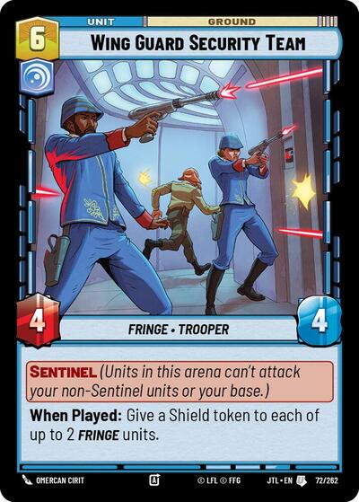 Wing Guard Security Team (Jump to Lightspeed) Near Mint