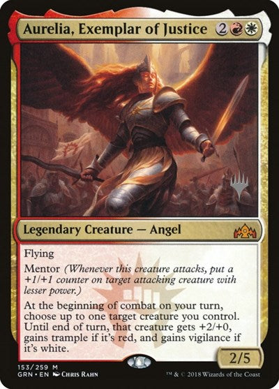 Aurelia, Exemplar of Justice (Promo Pack: Core Set 2020) Near Mint