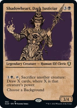 Shadowheart, Dark Justiciar (Showcase) (Commander Legends: Battle for Baldur's Gate) Near Mint Foil