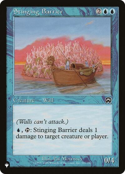 Stinging Barrier (The List) Near Mint