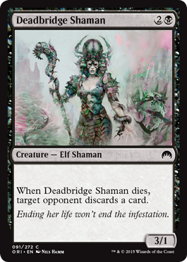 Deadbridge Shaman (Magic Origins) Light Play Foil