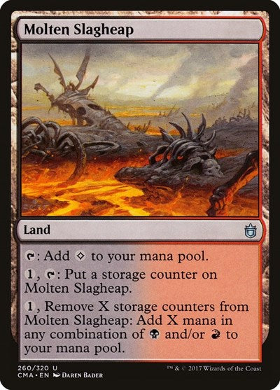 Molten Slagheap (Commander Anthology) Medium Play