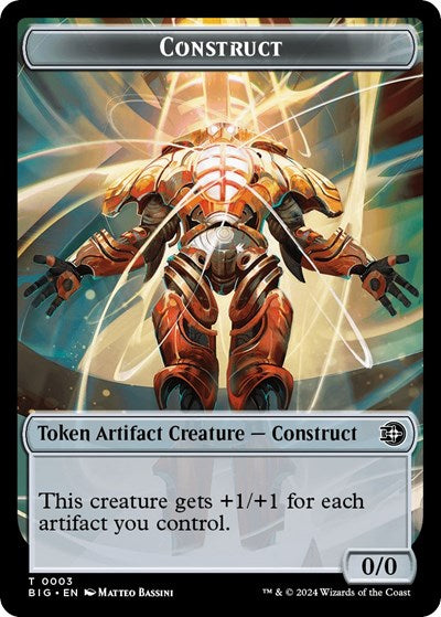 Construct Token (Outlaws of Thunder Junction: The Big Score) Near Mint