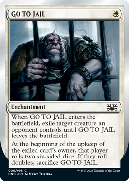 GO TO JAIL (Unsanctioned) Near Mint