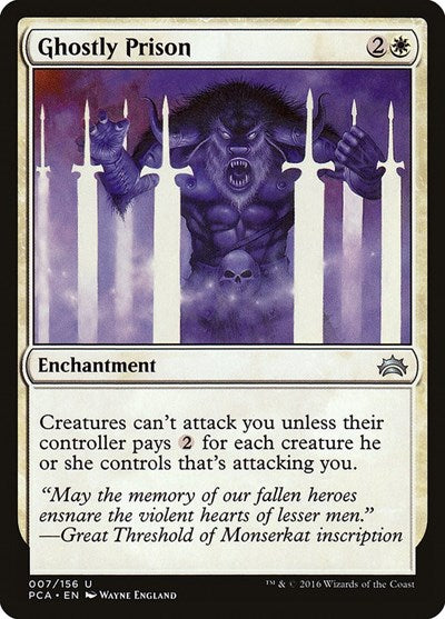 Ghostly Prison (Planechase Anthology) Medium Play