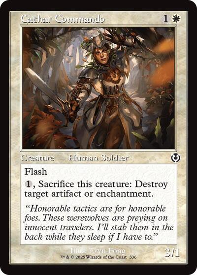 Cathar Commando (Retro Frame) (Innistrad Remastered) Light Play