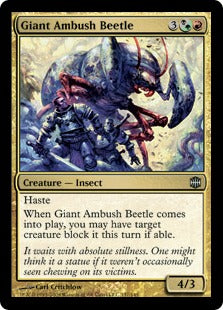 Giant Ambush Beetle (Alara Reborn) Medium Play Foil