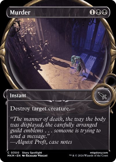 Murder (Showcase) (Murders at Karlov Manor) Light Play Foil