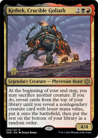 Kethek, Crucible Goliath (Promos: Prerelease Cards) Light Play Foil