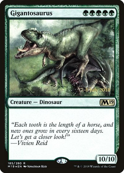 Gigantosaurus (Promos: Prerelease Cards) Light Play Foil