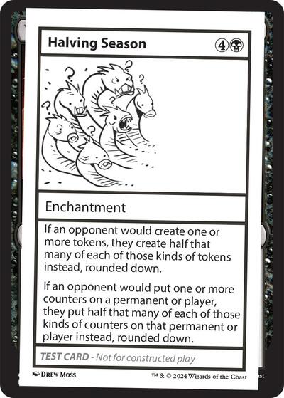Halving Season (Mystery Booster 2 Playtest Cards) Near Mint