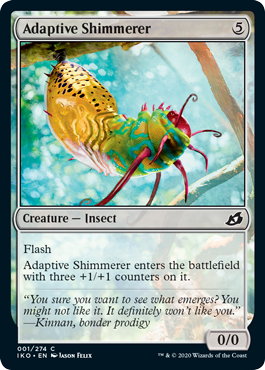 Adaptive Shimmerer (Ikoria: Lair of Behemoths) Heavy Play Foil