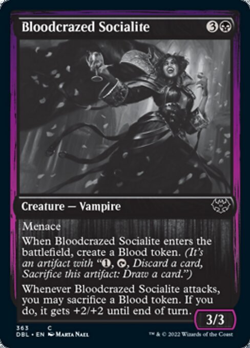 Bloodcrazed Socialite (Innistrad: Double Feature) Light Play Foil
