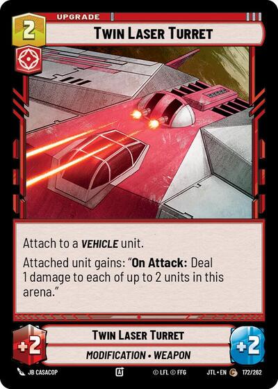 Twin Laser Turret (Jump to Lightspeed) Near Mint