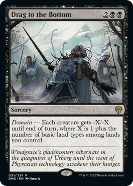 Drag to the Bottom (Dominaria United) Light Play Foil