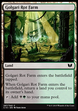 Golgari Rot Farm (Commander 2015) Medium Play