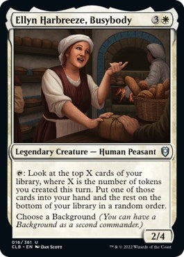 Ellyn Harbreeze, Busybody (Commander Legends: Battle for Baldur's Gate) Light Play