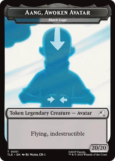 Aang Awoken Avatar Marit Lage Treasure Double Sided Token|0|0|0.00