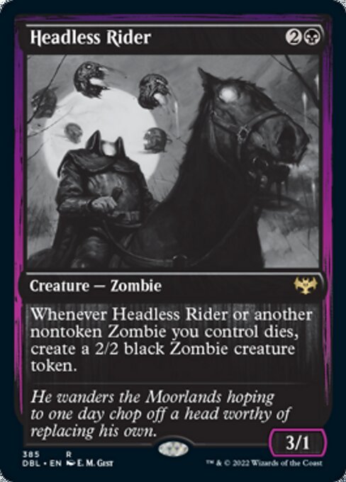 Headless Rider (Innistrad: Double Feature) Near Mint Foil