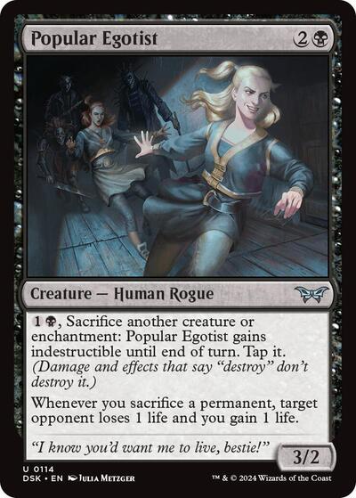 Popular Egotist (Duskmourn: House of Horror) Near Mint