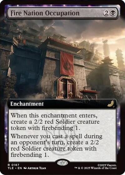 Fire Nation Occupation (Extended Art) (Avatar: The Last Airbender: Eternal-Legal) Near Mint Foil