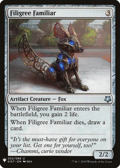 Filigree Familiar|12|0|0.00