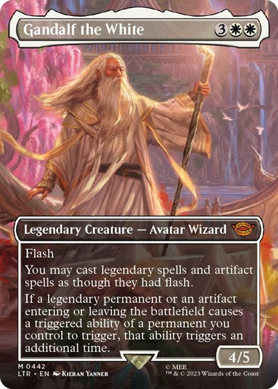 Gandalf the White (Borderless) (Universes Beyond: The Lord of the Rings: Tales of Middle-earth) Light Play