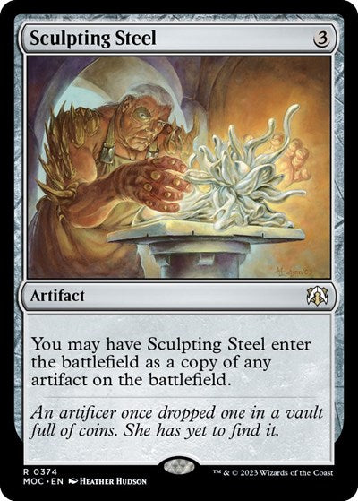 Sculpting Steel (Commander: March of the Machine) Medium Play