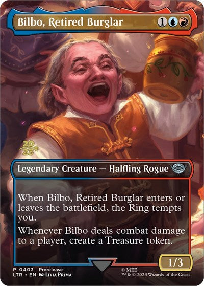 Bilbo, Retired Burglar (Promos: Prerelease Cards) Light Play Foil