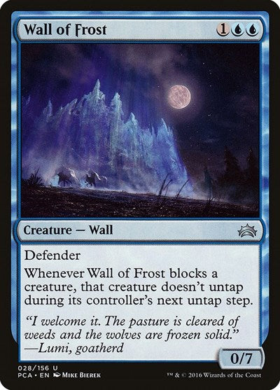 Wall of Frost (Planechase Anthology) Light Play