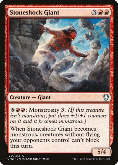 Stoneshock Giant (Commander Anthology Volume II) Light Play