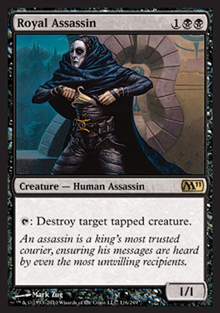 Royal Assassin (Magic 2011 Core Set) Damaged / Poor