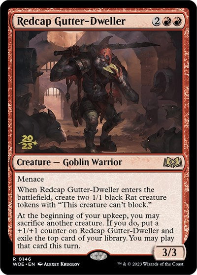 Redcap Gutter-Dweller (Promos: Prerelease Cards) Near Mint Foil