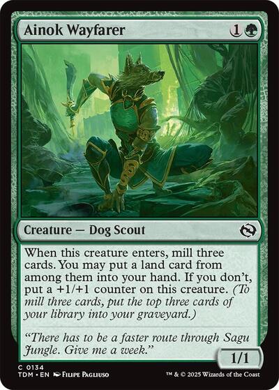 Ainok Wayfarer (Tarkir: Dragonstorm) Light Play